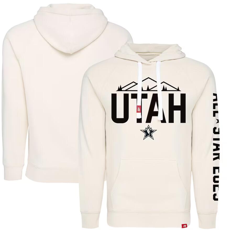 Men's Unisex Sportiqe Cream 2023 NBA All-Star Game Tri-Blend Olsen Premium Pullover Hoodie Men's Unisex Sportiqe Cream 2023 NBA All-Star Game Tri-Blend Olsen Premium Pullover Hoodie