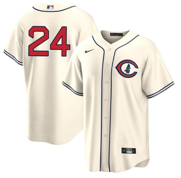 Men's Chicago Cubs #24 Cody Bellinger Cream Field of Dreams Cool Base Stitched Baseball Jersey Men's Chicago Cubs #24 Cody Bellinger Cream Field of Dreams Cool Base Stitched Baseball Jersey