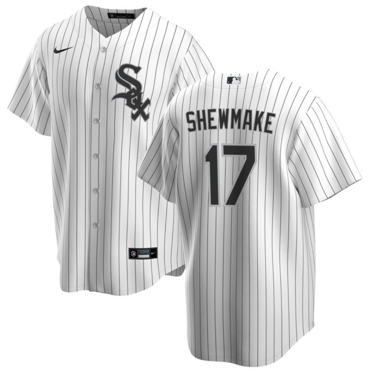 Men's Chicago White Sox #17 Braden Shewmake White Cool Base Stitched Jersey Men's Chicago White Sox #17 Braden Shewmake White Cool Base Stitched Jersey