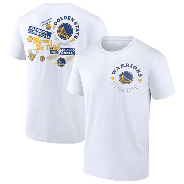 Men's Golden State Warriors 2022 White Street Collective T-Shirt Men's Golden State Warriors 2022 White Street Collective T-Shirt