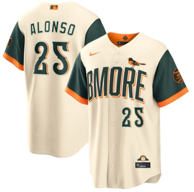 Men's Baltimore Orioles Custom 2026 City Connect Stitched Baseball Jersey