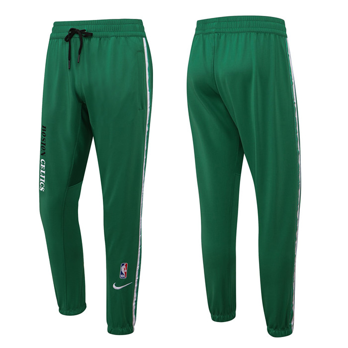 Men's Boston Celtics Green Performance Showtime Basketball Pants Men's Boston Celtics Green Performance Showtime Basketball Pants