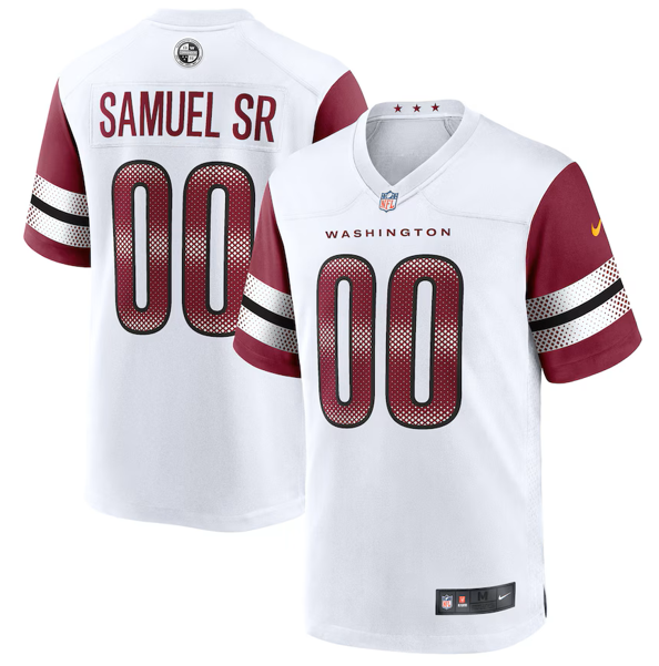 Men's Washington Commanders Custom White 2024 F.U.S.E. Vapor Limited Stitched Football Jersey Men's Washington Commanders Custom White 2024 F.U.S.E. Vapor Limited Stitched Football Jersey