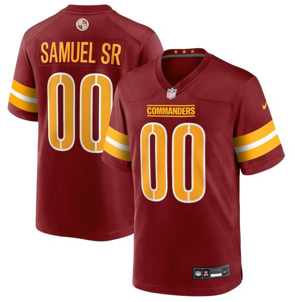 Men's Washington Commanders Custom Red 2024 F.U.S.E. Vapor Limited Stitched Football Jersey Men's Washington Commanders Custom Red 2024 F.U.S.E. Vapor Limited Stitched Football Jersey