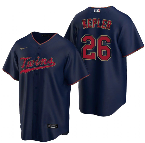 Men's Minnesota Twins #26 Max Kepler Navy Cool Base Stitched Jersey Men's Minnesota Twins #26 Max Kepler Navy Cool Base Stitched Jersey