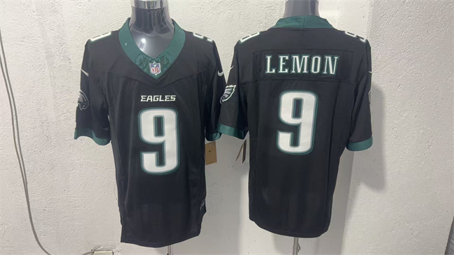 Men's Philadelphia Eagles #9 Makai Lemon Black 2026 F.U.S.E. Draft Vapor Untouchable Limited Stitched Football Jersey Men's Philadelphia Eagles #9 Makai Lemon Black 2026 F.U.S.E. Draft Vapor Untouchable Limited Stitched Football Jersey