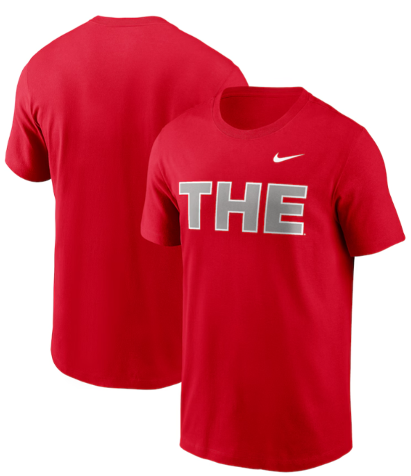 Men's Ohio State Buckeyes Red THE T-Shirt