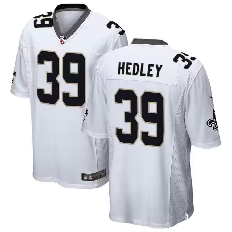 Men's New Orleans Saints #39 Lou Hedley Stitched Game Jersey Men's New Orleans Saints #39 Lou Hedley Stitched Game Jersey