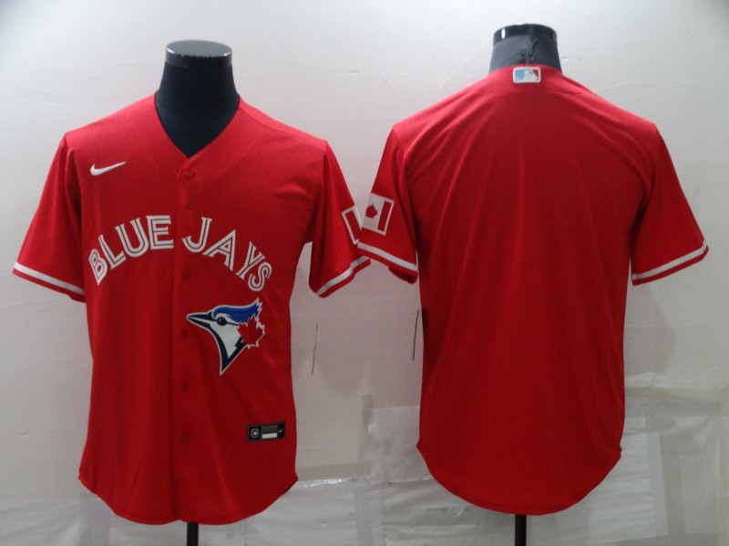 Men's Toronto Blue Jays Blank Red Cool Base Stitched Jersey Men's Toronto Blue Jays Blank Red Cool Base Stitched Jersey