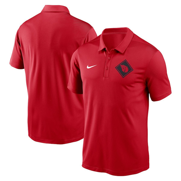 Men's Cleveland Guardians Red Team Logo Polo T-Shirt Men's Cleveland Guardians Red Team Logo Polo T-Shirt