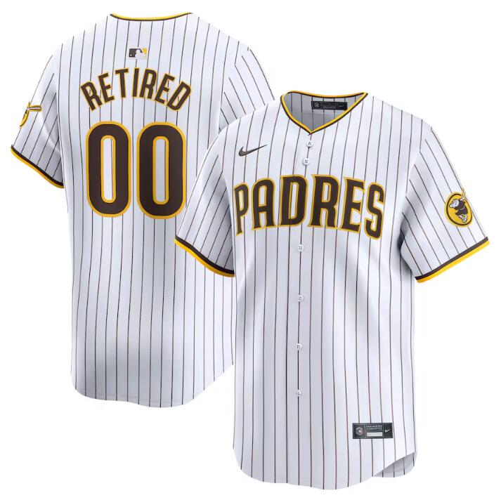 Men's San Diego Padres Active Player Custom White 2024 Home Limited Stitched Baseball Jersey Men's San Diego Padres Active Player Custom White 2024 Home Limited Stitched Baseball Jersey