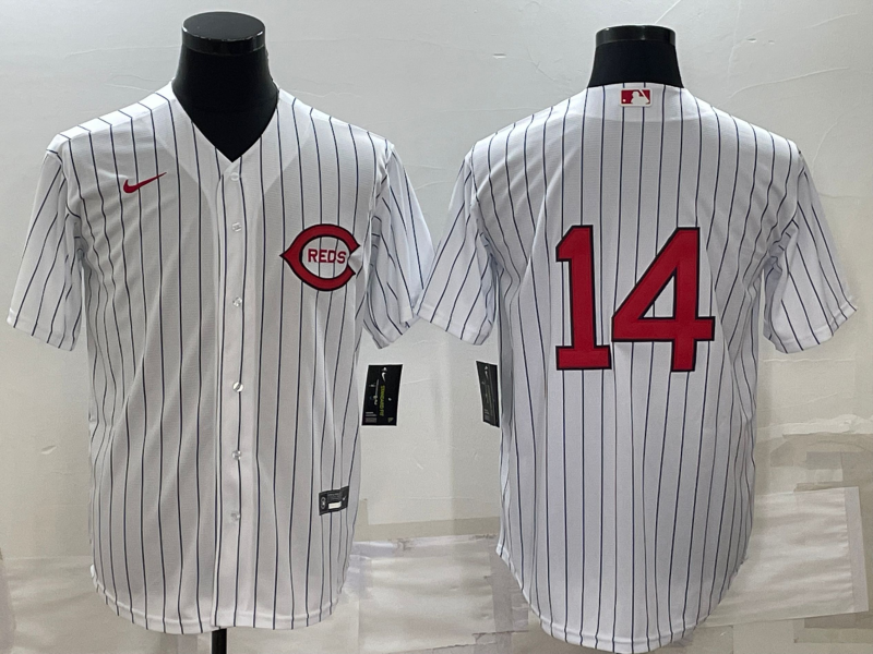Men's Cincinnati Reds #14 Pete Rose 2022 White Field Of Dreams Stitched Baseball Jersey Men's Cincinnati Reds #14 Pete Rose 2022 White Field Of Dreams Stitched Baseball Jersey