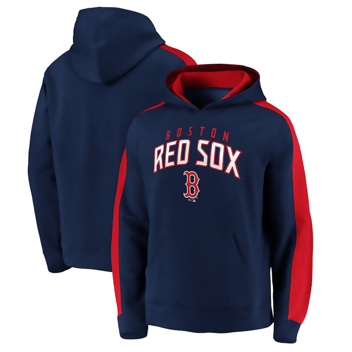 Men's Boston Red Sox Navy Game Time Arch Pullover Hoodie Pullover Hoodie Men's Boston Red Sox Navy Game Time Arch Pullover Hoodie Pullover Hoodie