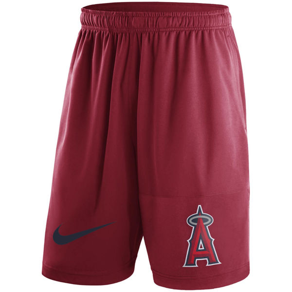 Men's Los Angeles Angels of Anaheim Nike Red Dry Fly Shorts Men's Los Angeles Angels of Anaheim Nike Red Dry Fly Shorts