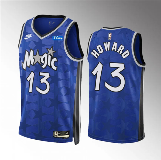 Men's Orlando Magic #13 Jett Howard Blue 2023/24 Classic Edition Stitched Basketball Jersey Men's Orlando Magic #13 Jett Howard Blue 2023/24 Classic Edition Stitched Basketball Jersey