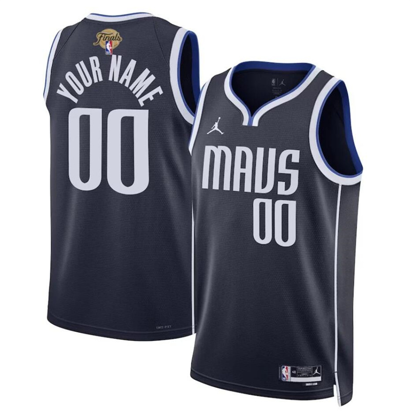 Men's Dallas Mavericks Active Player Custom Navy 2024 Finals Statement Edition Stitched Basketball Jersey Men's Dallas Mavericks Active Player Custom Navy 2024 Finals Statement Edition Stitched Basketball Jersey