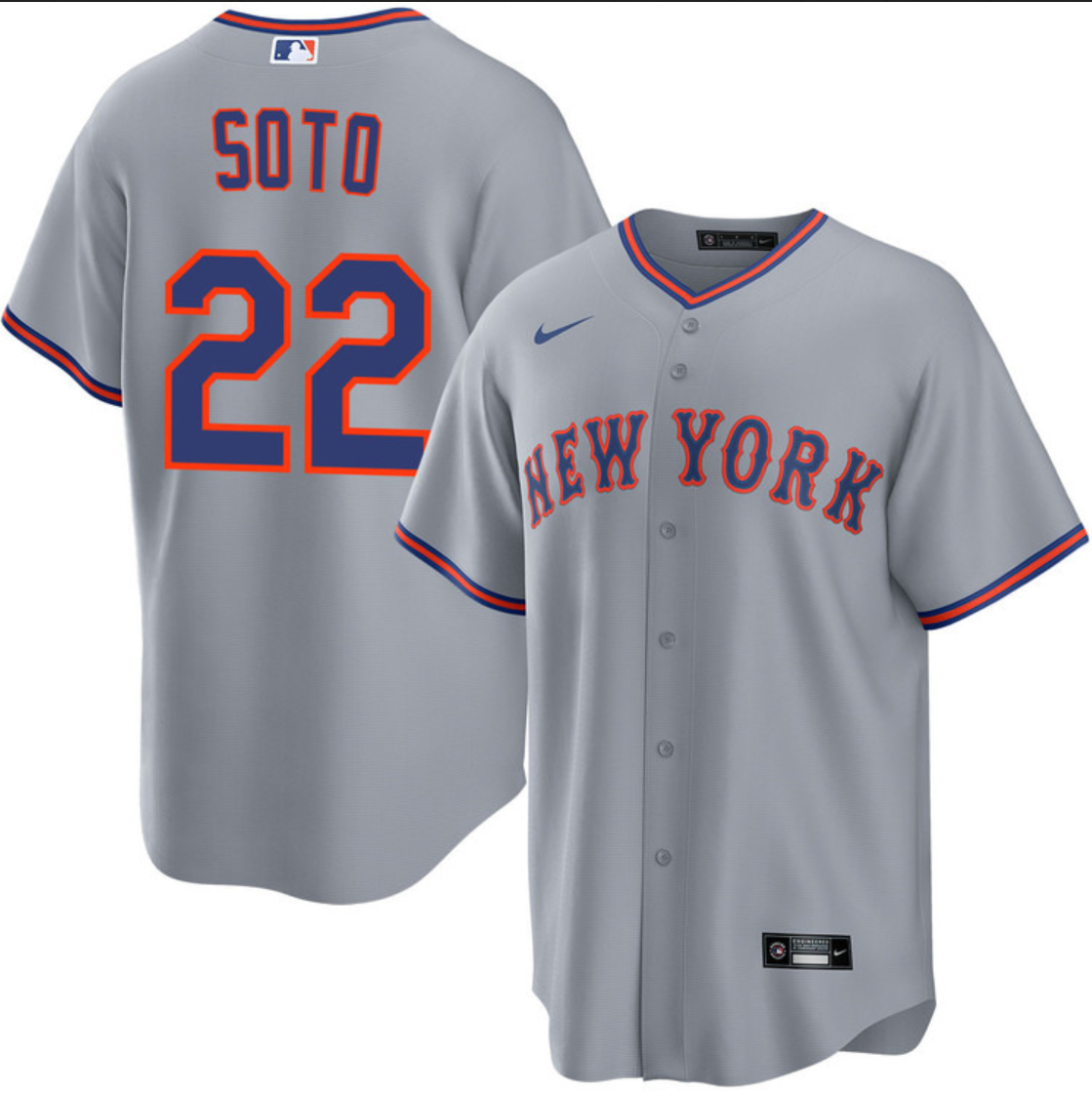 Men's New York Mets #22 Juan Soto Grey 2025 Limited Stitched Baseball Jersey Men's New York Mets #22 Juan Soto Grey 2025 Limited Stitched Baseball Jersey