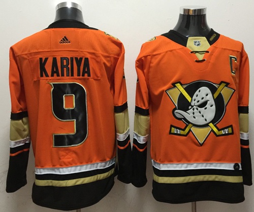 Adidas Ducks #9 Paul Kariya Orange Authentic Stitched NHL Jersey Adidas Ducks #9 Paul Kariya Orange Authentic Stitched NHL Jersey