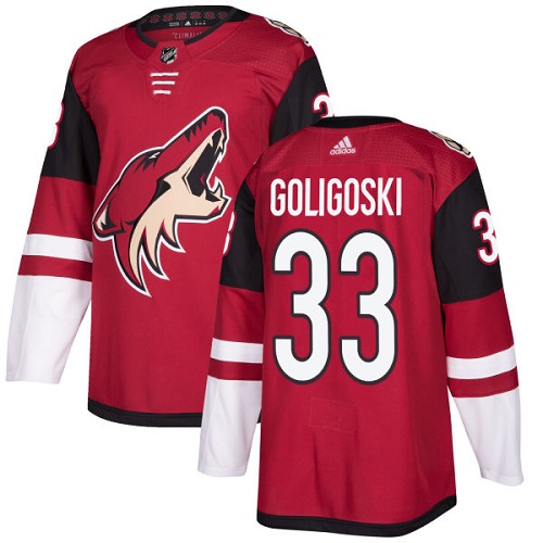 Adidas Coyotes #33 Alex Goligoski Maroon Home Authentic Stitched NHL Jersey Adidas Coyotes #33 Alex Goligoski Maroon Home Authentic Stitched NHL Jersey