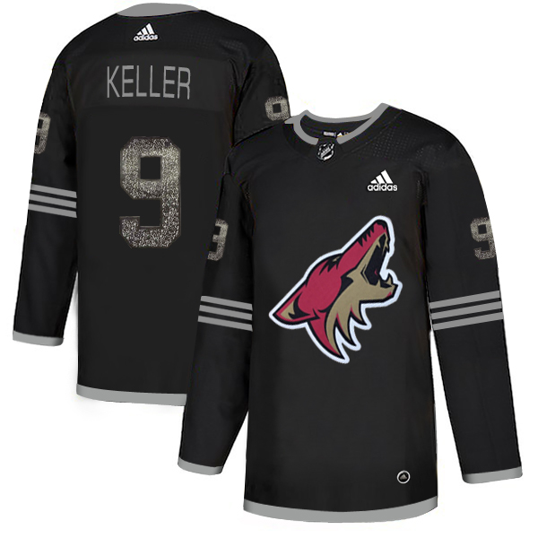 Adidas Coyotes #9 Clayton Keller Black Authentic Classic Stitched NHL Jersey Adidas Coyotes #9 Clayton Keller Black Authentic Classic Stitched NHL Jersey