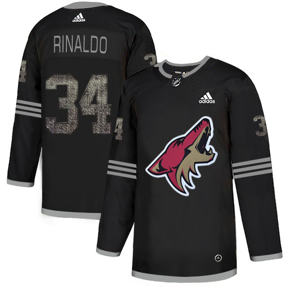 Adidas Coyotes #34 Zac Rinaldo Black Authentic Classic Stitched NHL Jersey Adidas Coyotes #34 Zac Rinaldo Black Authentic Classic Stitched NHL Jersey