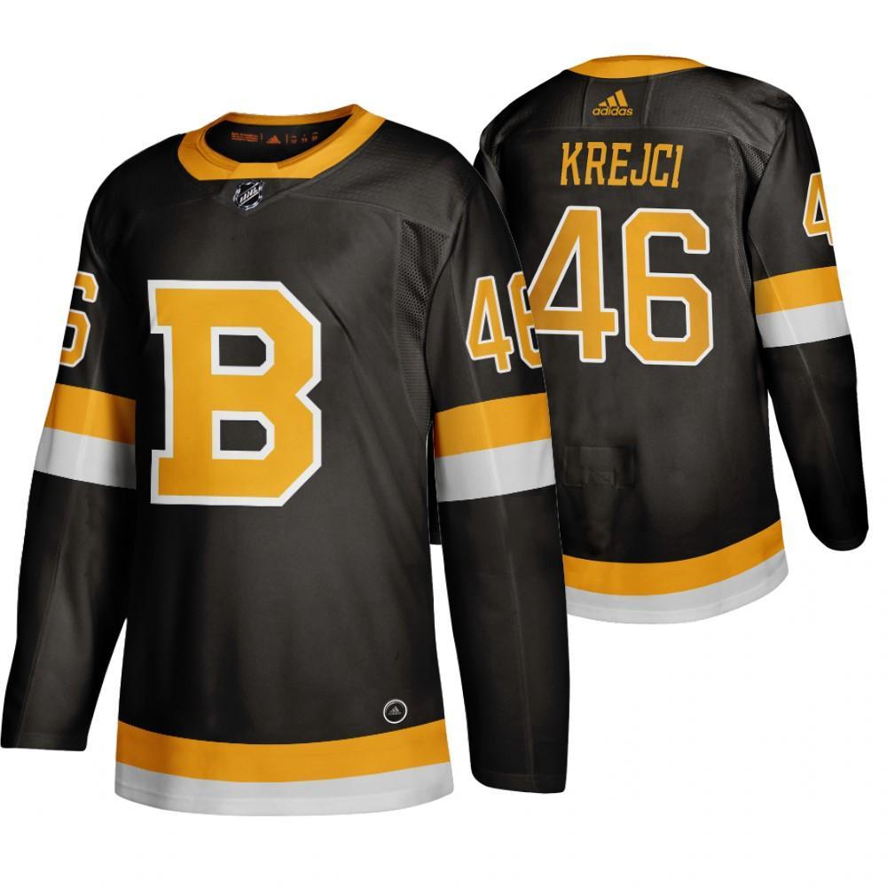 Adidas Boston Bruins #46 David Krejci Black 2019-20 Authentic Third Stitched NHL Jersey Adidas Boston Bruins #46 David Krejci Black 2019-20 Authentic Third Stitched NHL Jersey