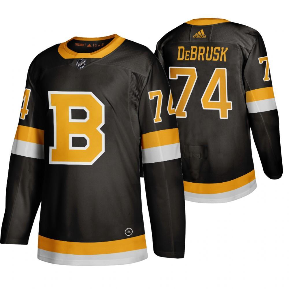 Adidas Boston Bruins #74 Jake DeBrusk Black 2019-20 Authentic Third Stitched NHL Jersey Adidas Boston Bruins #74 Jake DeBrusk Black 2019-20 Authentic Third Stitched NHL Jersey