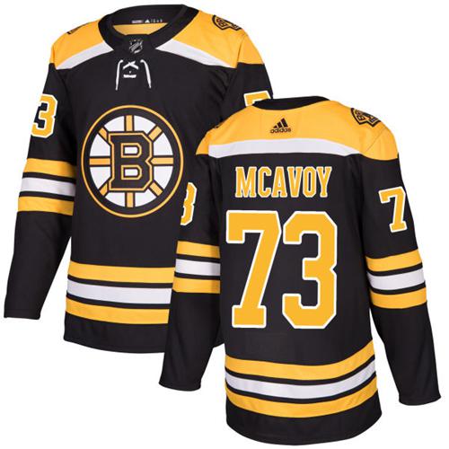 Adidas Bruins #73 Charlie McAvoy Black Home Authentic Stitched NHL Jersey Adidas Bruins #73 Charlie McAvoy Black Home Authentic Stitched NHL Jersey