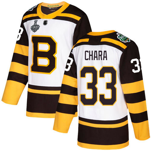 Adidas Bruins #33 Zdeno Chara White Authentic 2019 Winter Classic Stanley Cup Final Bound Stitched NHL Jersey Adidas Bruins #33 Zdeno Chara White Authentic 2019 Winter Classic Stanley Cup Final Bound Stitched NHL Jersey