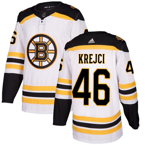 Adidas Bruins #46 David Krejci White Road Authentic Stitched NHL Jersey Adidas Bruins #46 David Krejci White Road Authentic Stitched NHL Jersey
