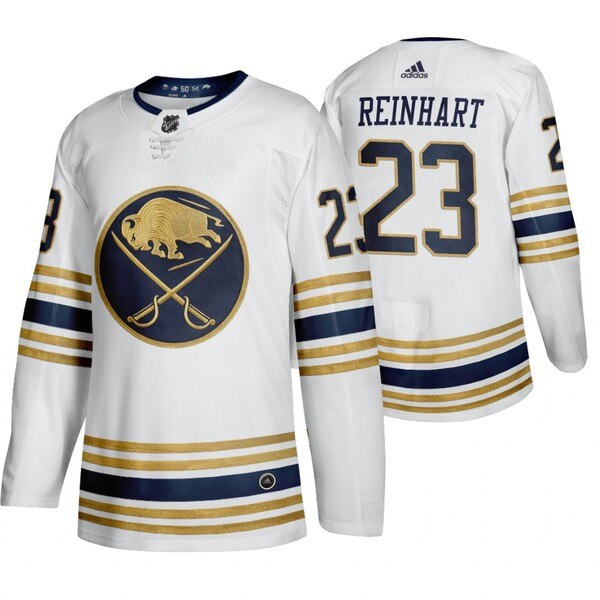 Buffalo Sabres #23 Sam Reinhart White 50th Anniversary Third 2019-20 Jersey