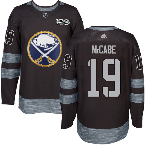 Adidas Sabres #19 Jake McCabe Black 1917-2017 100th Anniversary Stitched NHL Jersey Adidas Sabres #19 Jake McCabe Black 1917-2017 100th Anniversary Stitched NHL Jersey