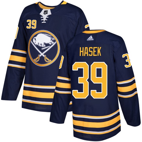 Adidas Sabres #39 Dominik Hasek Navy Blue Home Authentic Stitched NHL Jersey Adidas Sabres #39 Dominik Hasek Navy Blue Home Authentic Stitched NHL Jersey
