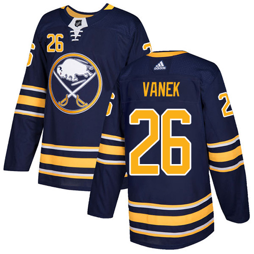 Adidas Sabres #26 Thomas Vanek Navy Blue Home Authentic Stitched NHL Jersey Adidas Sabres #26 Thomas Vanek Navy Blue Home Authentic Stitched NHL Jersey