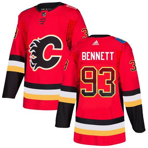 Adidas Flames #93 Sam Bennett Red Home Authentic Drift Fashion Stitched NHL Jersey Adidas Flames #93 Sam Bennett Red Home Authentic Drift Fashion Stitched NHL Jersey