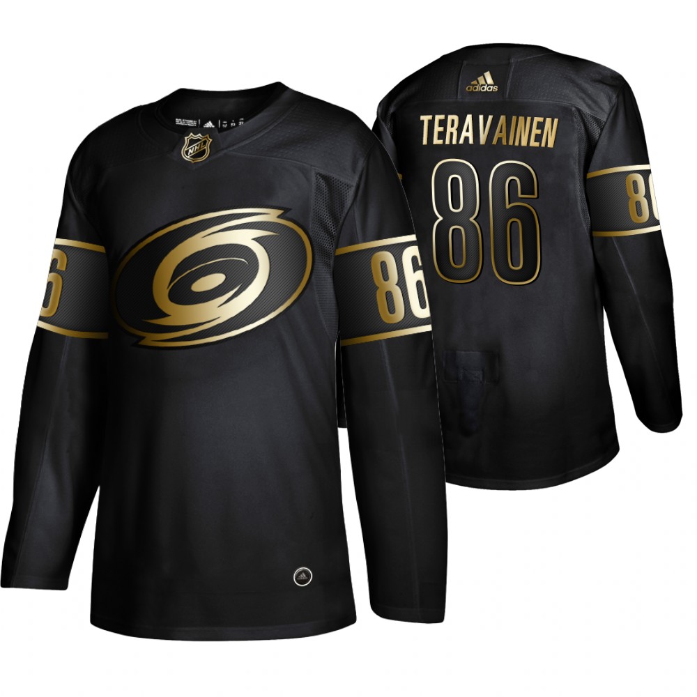 Adidas Hurricanes #86 Teuvo Teravainen Men's 2019 Black Golden Edition Authentic Stitched NHL Jersey Adidas Hurricanes #86 Teuvo Teravainen Men's 2019 Black Golden Edition Authentic Stitched NHL Jersey