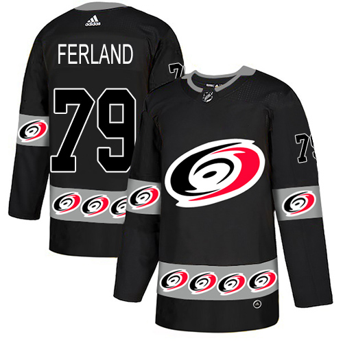 Adidas Hurricanes #79 Michael Ferland Black Authentic Team Logo Fashion Stitched NHL Jersey Adidas Hurricanes #79 Michael Ferland Black Authentic Team Logo Fashion Stitched NHL Jersey