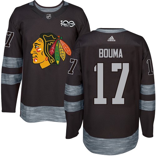 Adidas Blackhawks #17 Lance Bouma Black 1917-2017 100th Anniversary Stitched NHL Jersey Adidas Blackhawks #17 Lance Bouma Black 1917-2017 100th Anniversary Stitched NHL Jersey