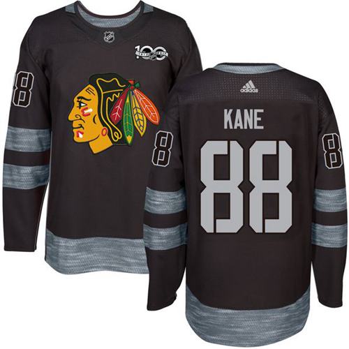 Adidas Blackhawks #88 Patrick Kane Black 1917-2017 100th Anniversary Stitched NHL Jersey Adidas Blackhawks #88 Patrick Kane Black 1917-2017 100th Anniversary Stitched NHL Jersey