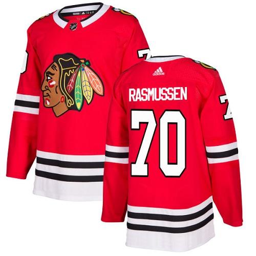 Adidas Blackhawks #70 Dennis Rasmussen Red Home Authentic Stitched NHL Jersey Adidas Blackhawks #70 Dennis Rasmussen Red Home Authentic Stitched NHL Jersey