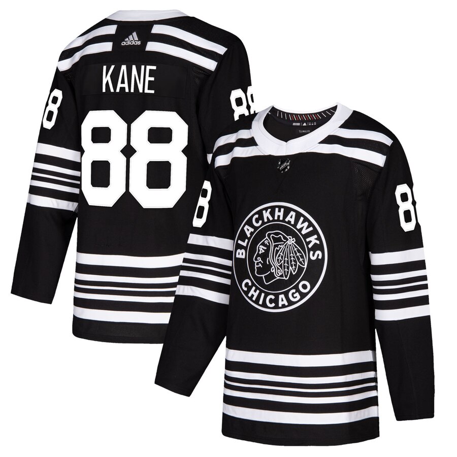 Chicago Blackhawks #88 Patrick Kane Men's Adidas Black Alternate 2019-20 Authentic Player NHL Jersey Chicago Blackhawks #88 Patrick Kane Men's Adidas Black Alternate 2019-20 Authentic Player NHL Jersey