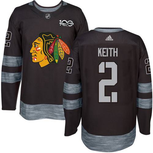 Adidas Blackhawks #2 Duncan Keith Black 1917-2017 100th Anniversary Stitched NHL Jersey Adidas Blackhawks #2 Duncan Keith Black 1917-2017 100th Anniversary Stitched NHL Jersey