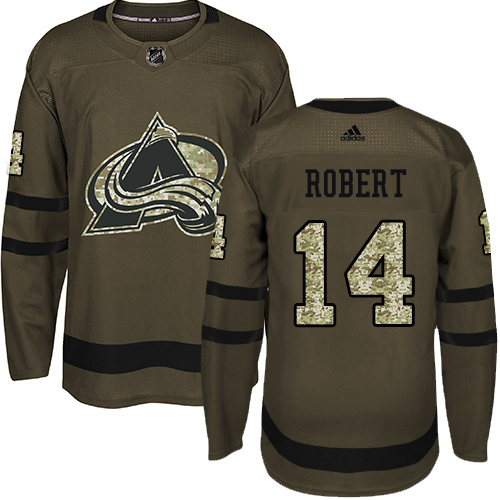 Adidas Avalanche #14 Rene Robert Green Salute to Service Stitched NHL Jersey Adidas Avalanche #14 Rene Robert Green Salute to Service Stitched NHL Jersey