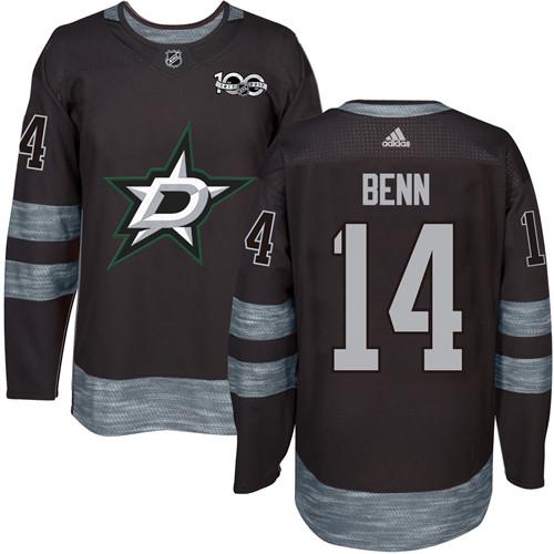 Adidas Stars #14 Jamie Benn Black 1917-2017 100th Anniversary Stitched NHL Jersey Adidas Stars #14 Jamie Benn Black 1917-2017 100th Anniversary Stitched NHL Jersey