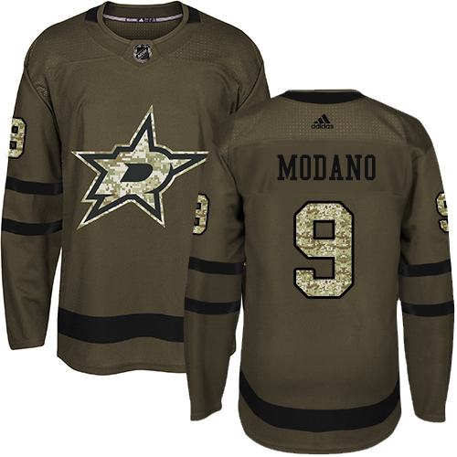Adidas Stars #9 Mike Modano Green Salute to Service Stitched NHL Jersey Adidas Stars #9 Mike Modano Green Salute to Service Stitched NHL Jersey