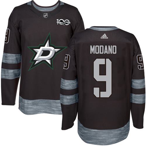 Adidas Stars #9 Mike Modano Black 1917-2017 100th Anniversary Stitched NHL Jersey Adidas Stars #9 Mike Modano Black 1917-2017 100th Anniversary Stitched NHL Jersey