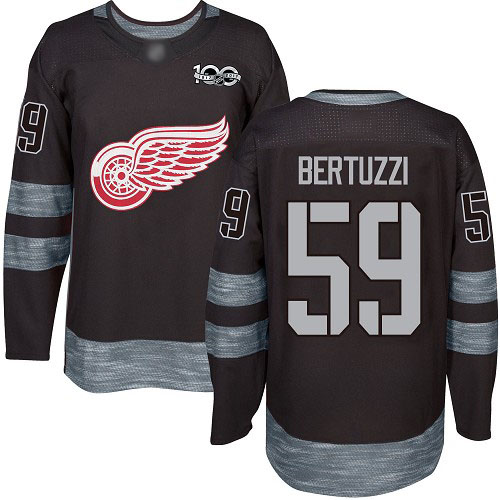 Adidas Red Wings #59 Tyler Bertuzzi Black 1917-2017 100th Anniversary Stitched NHL Jersey Adidas Red Wings #59 Tyler Bertuzzi Black 1917-2017 100th Anniversary Stitched NHL Jersey