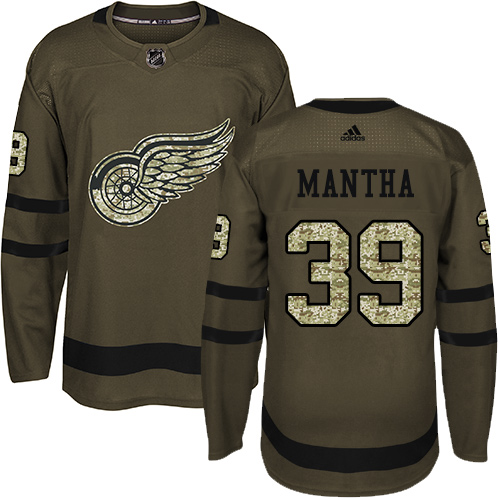 Adidas Red Wings #39 Anthony Mantha Green Salute to Service Stitched NHL Jersey Adidas Red Wings #39 Anthony Mantha Green Salute to Service Stitched NHL Jersey