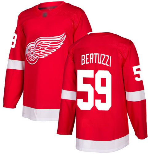 Adidas Red Wings #59 Tyler Bertuzzi Red Home Authentic Stitched NHL Jersey