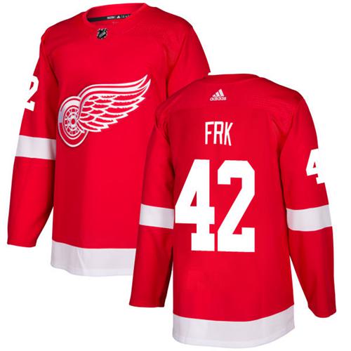 Adidas Red Wings #42 Martin Frk Red Home Authentic Stitched NHL Jersey Adidas Red Wings #42 Martin Frk Red Home Authentic Stitched NHL Jersey